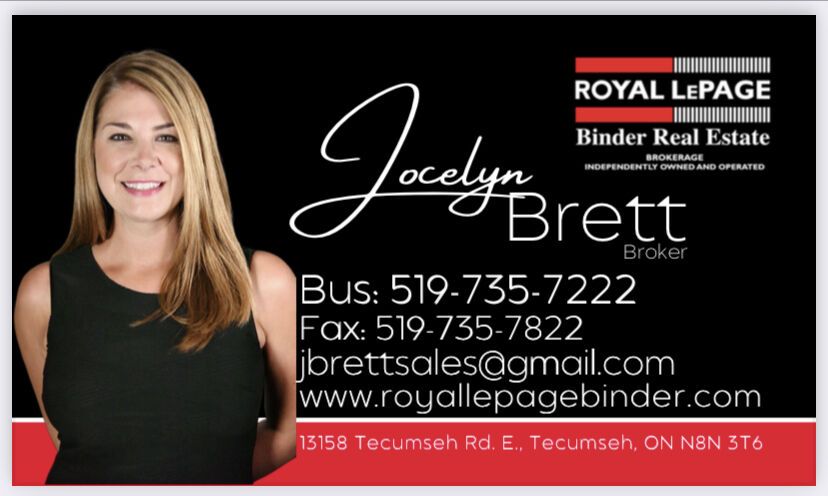 Jocelyn Brett - Royal Lepage Binder Real Estate  